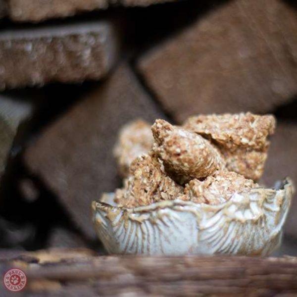 Hundekekse Kokos-Apfel-Mandel Traum von Paul & Paulina Hundefutter. Hunde Leckerli aus der Hundebäckerei
