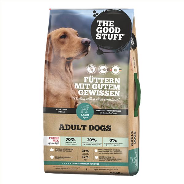 The Goodstuff Trockenfutter Lamm für Hunde. 12,5kg