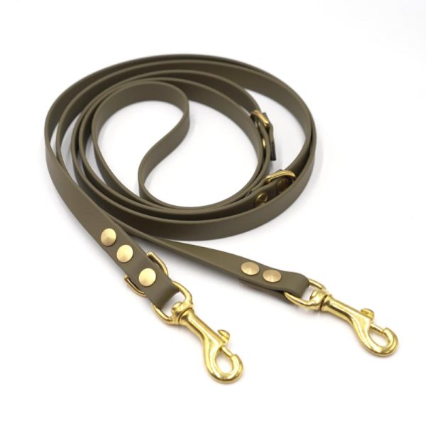 Biothane Hundeleine olive. Biothane Hundeleine Hund